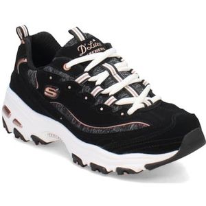 Skechers Summits Sneaker voor dames, Zwart Rose Goud, 41 EU