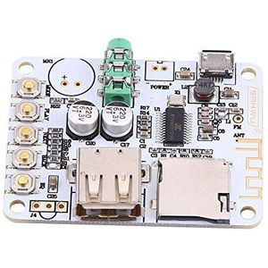 Nieuwe Draadloze Bluetooth Audio Ontvanger Board Stereo Versterker Board Met USB TF FM MP3 Decoder WMA WAV FLAC Player (Bluetooth Audio Receiver Board (Zonder Microfoon))