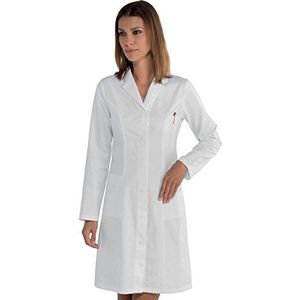 Fratelliditalia Damesketting medisch wit kruidengeneeskunde zuiver katoen geschroefd automatische knoppen