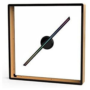 3D-hologramwaaier, 3D Hologram Fan Display LED Licht Kralen Blote Oog Holografische Fan Holografische Imaging Speler voor zakelijke winkels, winkels, vakanties(45cm set Gold)