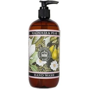 The English Soap Company Kew Gardens Handwas, verfrissende botanische was met een rijk schuim, verrijkt met kalmerende aloë vera en vitamine E, magnolia en perengeur, 500 ml