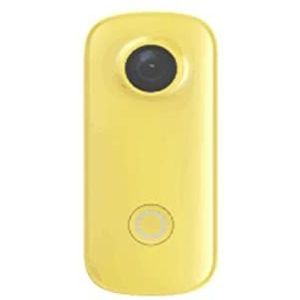 KOZWAY Actiecamera Mini Duimcamera 1080P30FPS / 4K30FPS H.265 12MP 2.4G 30M Waterdichte Case Action Sport DV Camcorder (Maat: C100 Standaard, Kleur: Giallo)