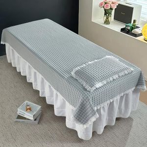 Grijs,120x220cm,LDLCYCN Verkoelend Massagelaken Met Gezichtsgat Herbruikbare SPA-Massagetafel Bedhoes Salonlaken Ademend Comfortabel Massage SPA-Bankhoes Voor Zomer Wasbaar