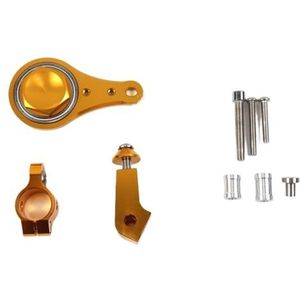 Absorber schokdemper Voor KAWASAKI Voor NINJA Voor ZX6R 2005-2006 Stuurstabilisator Demperbeugel Framemontage Motorfietsaccessoires Schokdemper(Gold)