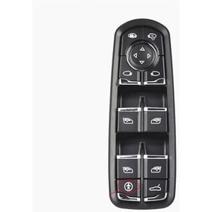 Raambedieningsschakelaar Voor Panamera Voor Cayenne Voor Macan 2011-2015 Voordeurspiegel Raambedieningsschakelaar Knop Elektrische Schakelaar(Blauw)