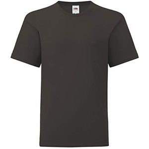 Fruit of the Loom Kids Iconic T-shirt, grijs gemengd, 116