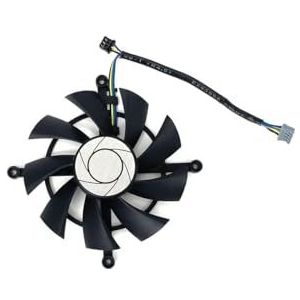 HA9015H12SC-Z GPU-videokaartkoelerventilator vervangende RTX3060 Ti RTX3070 voor MSI voor GeForce RTX 3070 3060Ti Twin Fan grafische kaarten(Black B-Fan)