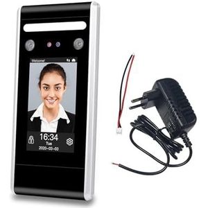 Tijdklok, Gezichtsherkenning Toegangscontrole Dynamische detectie Deurslot Gezichtsbezoek Machine Gratis software TCP/IP USB voor kleine bedrijven en kantoren(DT60 kit3)