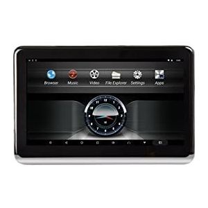 Draagbare dvd-speler voor videospelers op hoofdsteunen in auto's 10.1 Inch IPS Auto Hoofdsteun Monitor Videospeler 4K HD 1080P Ondersteuning WIFI/HDMI/USB/TF/BT RAM 1GB/16GB APP Downloaden met HD-rote
