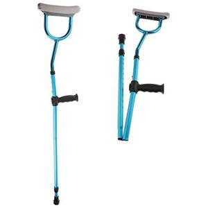 Opvouwbare okselkrukken met armsteun, lichtgewicht aluminium buis, verstelbare krukken voor ouderen en herstelde mensen