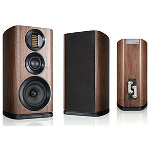 Wharfedale EVO 4.2 – Boekenplankluidsprekers - Kevlar basweergave - AMT tweeters – Walnoot (per paar - 2 stuks)