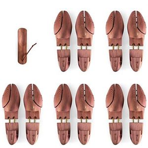 Blumtal - TESTWINNAAR - schoenspanners voor heren en dames - Schoenspanner van cederhout, met schoenlepel, diverse maten, 1, 2 of 5 paar