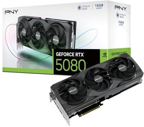PNY - GeForce RTX 5080 - Videokaart - 16 GB - GDDR7