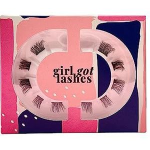GirlGotLashes Mini Box Dear Darling (short) wimperextensies voor thuis, blijft tot 7 dagen zitten, zwarte wimperband, veganistisch, handgemaakt