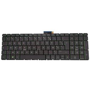 Verlicht toetsenbord 15 AB toetsenborden voor HP voor Pavilion AB000 AB012TU FR zwart KB groene toetsen 9Z NC8BQ 60F NSK CWGBQ