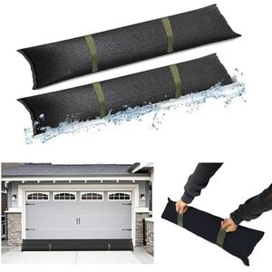 50 x zandzakken voor hoog water, lege zandzak met trekkoord om te vullen, bescherming tegen overstromingen, kelderraam, PP-geweven zak, wit (40 x 60 cm