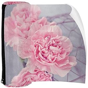 Potlood Case Pen Tas Houder met Rits Coin Organizer Tassen Make-up Cosmetische Pouch voor Vrouwen Tiener Meisjes Jongens Kinderen, Bloemen