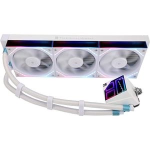 Thermalright Frozen Infinity 360 White CPU-vloeistofkoeler, drievoudige PWM-ventilator met 2000 omw/min, desktop-CPU-Aio-koeler, voor AM4/AM5 en Intel LGA115X/2011/1700/1851, Infinity Mirror