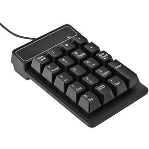 USB-toetsenbord met kabel, 19 toetsen, waterdicht numeriek toetsenbord voor Windows-laptop/desktop/pc