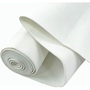 1 meter 7-50 cm gehaakte elastische banden extra brede rubberen band voor het naaien van korset tailleband riem DIY broek kleding accessoires-wit-30 cm