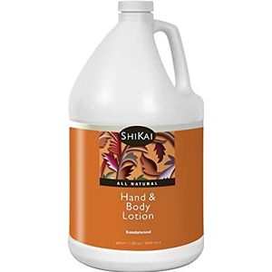 Shikai Sandelhout Natural Hand and Body Lotion, 400 ml door ShiKai