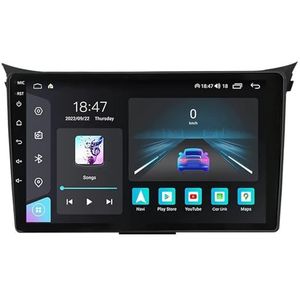 Android 14 GPS Navigation Stereo voor Hyundai I30 II Elantra GT 2012-2016 9 Inch 2 Din Car Stereo Radio met CarPlay AHD Omgekeerd beeld Bedieningselementen op het stuur Bluetooth(A1 1G+32G)