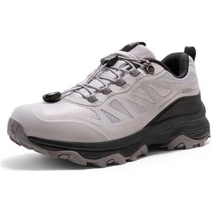 NORTIV 8 Waterdichte wandelschoenen voor dames, snelveters, outdoor, wandelen, trekking, camping, tennisschoenen, Licht Paars, 9
