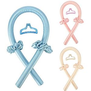 Heatless Curling Rod Hoofdband, No Heat Silk Ribbon Hair Rollers, Lazy Curler Set, Haarkrulspelden, Lazy Curler Set, Medium Lang Haar Styling Tool, Maak U Haar Krultang Zacht