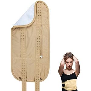 Castor Oil Pack, Cotton Wrap Pack, Herbruikbare Self Conditioning Aid voor leverbuikspieren bloedsomloop te verbeteren, goeolieabsorptie