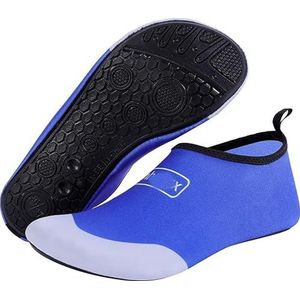 Waterschoenen for dames en heren, instappers for blote voeten, aqua yogasokken for zwemmen, zwembad, strand, surfen, rivier(6,L-2 pair)