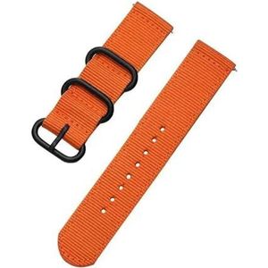 InOmak Band van het canvas Nylon Horloge 18/20/22/24mm Stof Geweven Horlogebanden, 22mm, Nylon