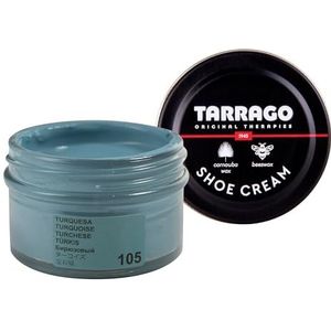 Tarrago Schoenzalfpotje 50 ml | Schoenwascrème | Geschikt voor Turquoise leer en Synthetisch leer (105)