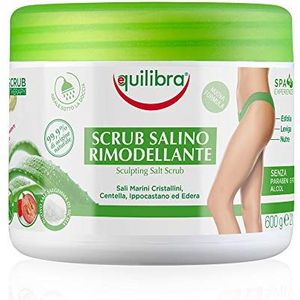 Equilibra Biologische lichaamscrub met zeezout uit de Dode Zee Aloë 600 ml