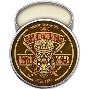 GRAVE BEFORE SHAVE Head Hunter Beard Balm (Tropical Summer aroma) (2 oz.) by Grave Before Shave