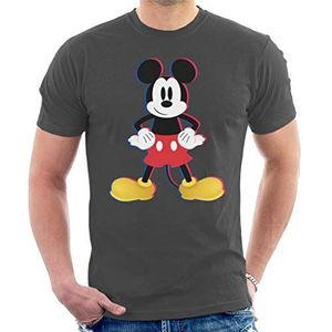 Disney Mickey Mouse 3D Effect Pose Men's T-shirt