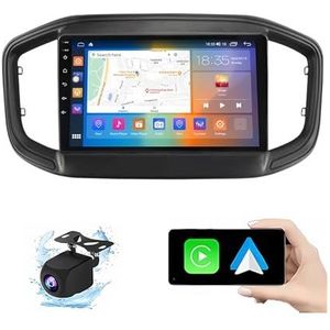 Android 13.0 2 Din Autoradio 10"" Touchscreen Auto Stereo Voor Fiat Strada 2020-2021 Met Draadloze Carplay Android Auto GPS Navigatie AHD Omgekeerd Beeld Stuurwielbediening(P1(1G+16G))