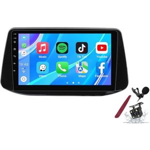 Android 14 Autoradio Sat Navi voor H-yundai I30 (2018) 9 Inch Touchscreen Multimedia Speler met Draadloze Carplay GPS Navigatie FM RDS Bluetooth 5G-WiFi SWC DSP,M120s