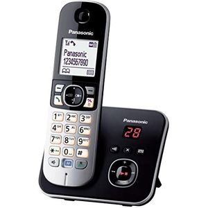Panasonic KX-TG6821GB black KX-TG6821GB, DECT telephone, KX-TG6821GB (KX-TG6821GB, DECT telephone, 120 entries, Caller ID, Black)