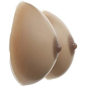 Siliconen borstprothesen valse borsten, Prothese Mastectomie BH-inzetstukken voor crossdresser transgender borstamputatie,11xl,Brown`selfadhesive