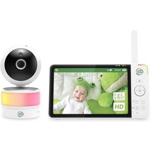 LeapFrog Kleur Nachtzicht Video Babyfoon met 7"" HD 720p Display, 360° Pan & Tilt, 8X Zoom, Nachtlicht, Vochtigheid & Temperatuursensor, Tot 1000ft Lange Bereik, Veilige Transmissie: LF920HD