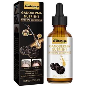 Omgekeerd Grijs Haar, 30 Ml Anti Grijs Haar Seruum, Haarverzorging Verduisterende Essentie Voedende Hydraterende Anti Grijs Haar Essentie Olie Zwart Haarverzorging Essentie Voor Mannen Vrouwen Dunner