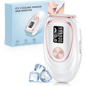 LYSMOSKI Laser Hair Removal, IPL Hair Removal with for Painless & Long-Lasting Result, Safe At-Home Hair Remover Device for Armpits Back Legs Arms Face Bikini Line