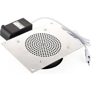 Nagelstofzuiger 4500 RPM Nagelstofafscheider Manicure Machine Tools Sterke Power Nagelstofzuiger Nail Art Tool for manicure Salonapparatuur(Silver)