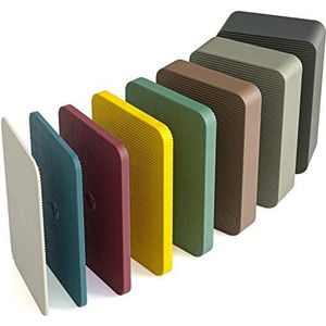 Innonexxt® Onderlegplaatjes, 40 stuks, 60 x 40 mm, afstandhouders, van kunststof, draagvermogen tot 5 ton, dikte 1,5/2/3/4/5/10/15/20 mm
