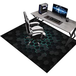 Relaxdays Bureaustoelmat, Geluiddempend, Krasbestendig, Van PE 120 X 150 Cm Kantoor Vloerbeschermer Vloermat Wit 664029537