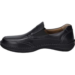 Josef Seibel HEREN Slippers Anvers 67, Mannen Loafers,Schoenbreedte K (Extra groot),verwisselbaar voetbed,Suitschoenen,Zwart (schwarz),41 EU / 7 UK