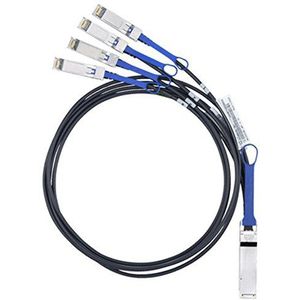 Cisco Direct-Attach Breakout kabel - netwerkkabel - Q (m) voor і(M) - 3 m - SFF-8431/SFF-8436/SFF-8461 - actief - oranje - voor Nexus 31XX, 93XX, 93XXX, X97160, X9736, ONE Nexus 31108, 32XX, 92