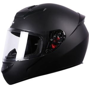 Motor Helm ECE-Goedgekeurde Modulaire Motorhelm Integraalhelm Helmen Voor Heren En Dames Voor Alle Seizoenen Uitneembare En Wasbare Voering D,XXL=(63-64CM)