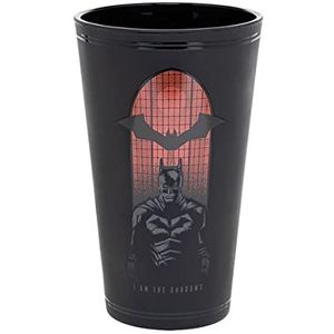 Paladone The Batman Glass, The Batman Movie Merchandise, 400 ml, 14 fl. oz