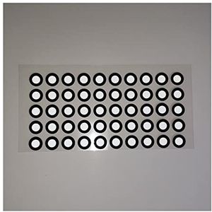 3D-scanner 1000 punten 3D-scannermarkeringen Lokaliseren sterk reflecterende richtpunten Meetpunt Binnenmarkeringspunt Meetpunt Marker(3 * 6)